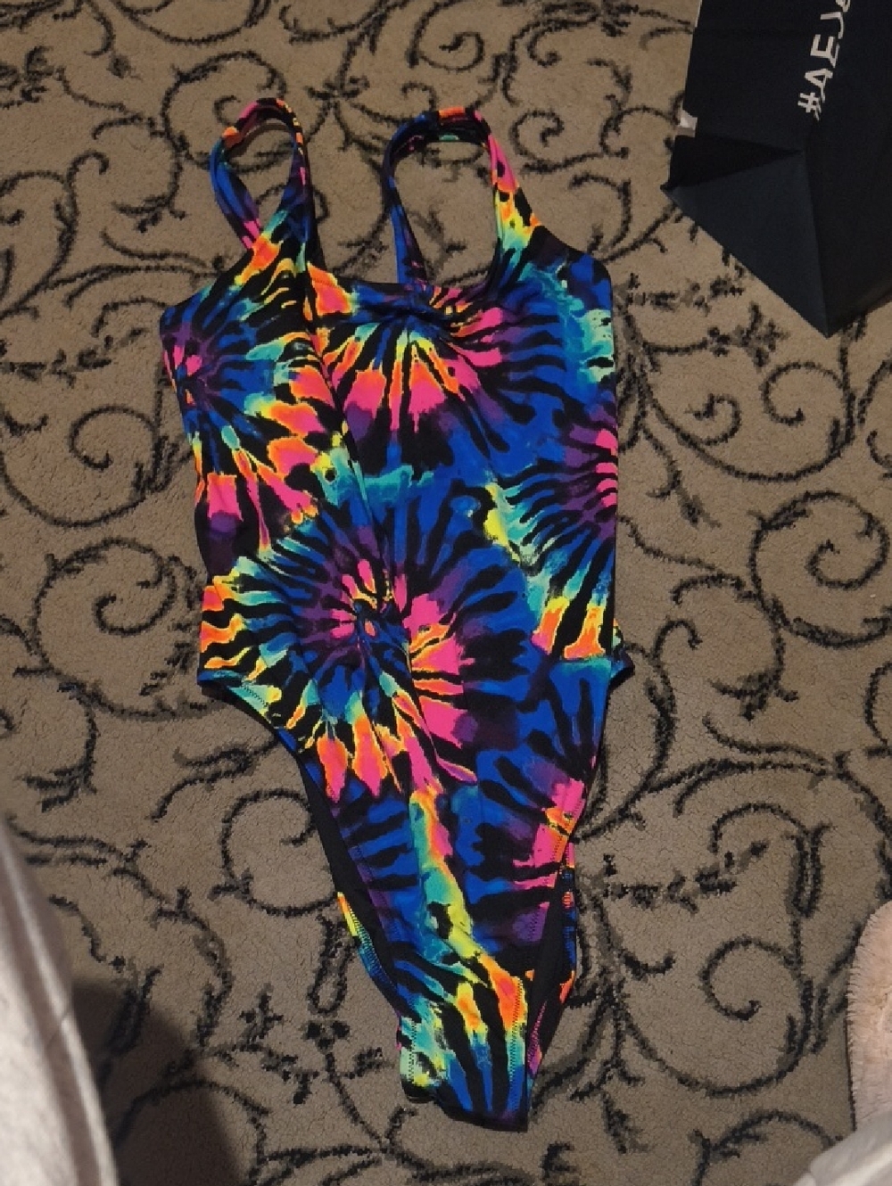 Neon Tie-Dye One-Piece Swimsuit Victoria Secret